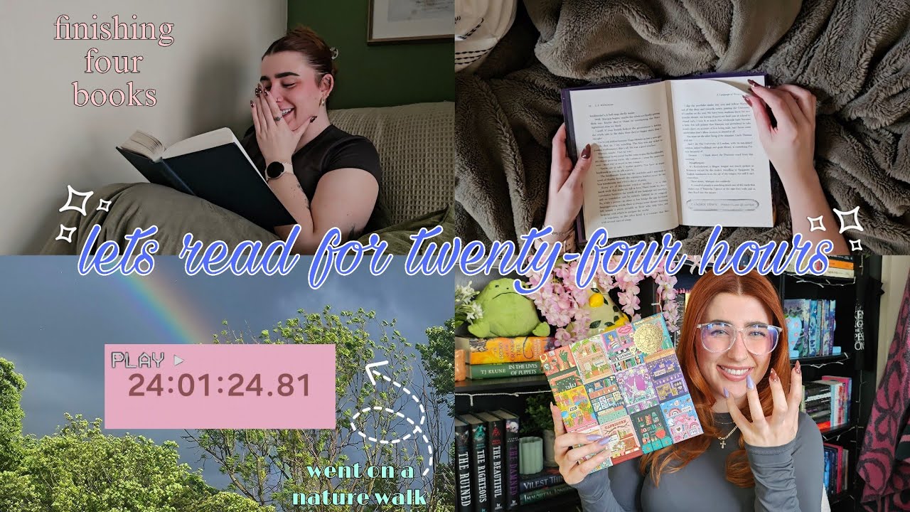 24 HOUR READATHON - reading so many new favourites for 24 hours☀️📖🗡