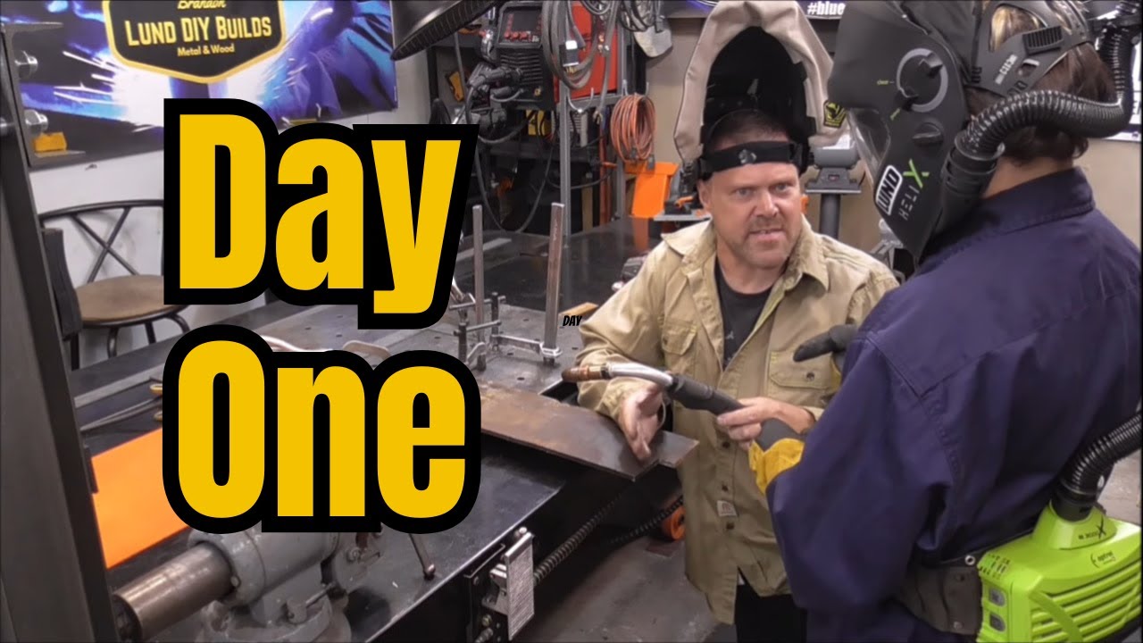 He’s Never Used Tools Before… I Taught Him to Weld!