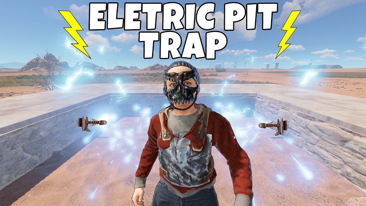 RUST | *NEW* TESLA COIL OVER POWERED ELECTRIC PIT TRAP!