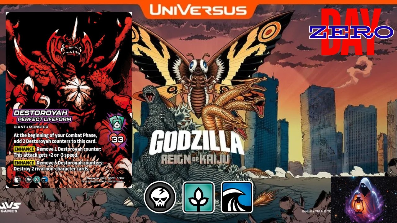Universus Godzilla Reign of Kaiju Day 0 Build- Destoroyah