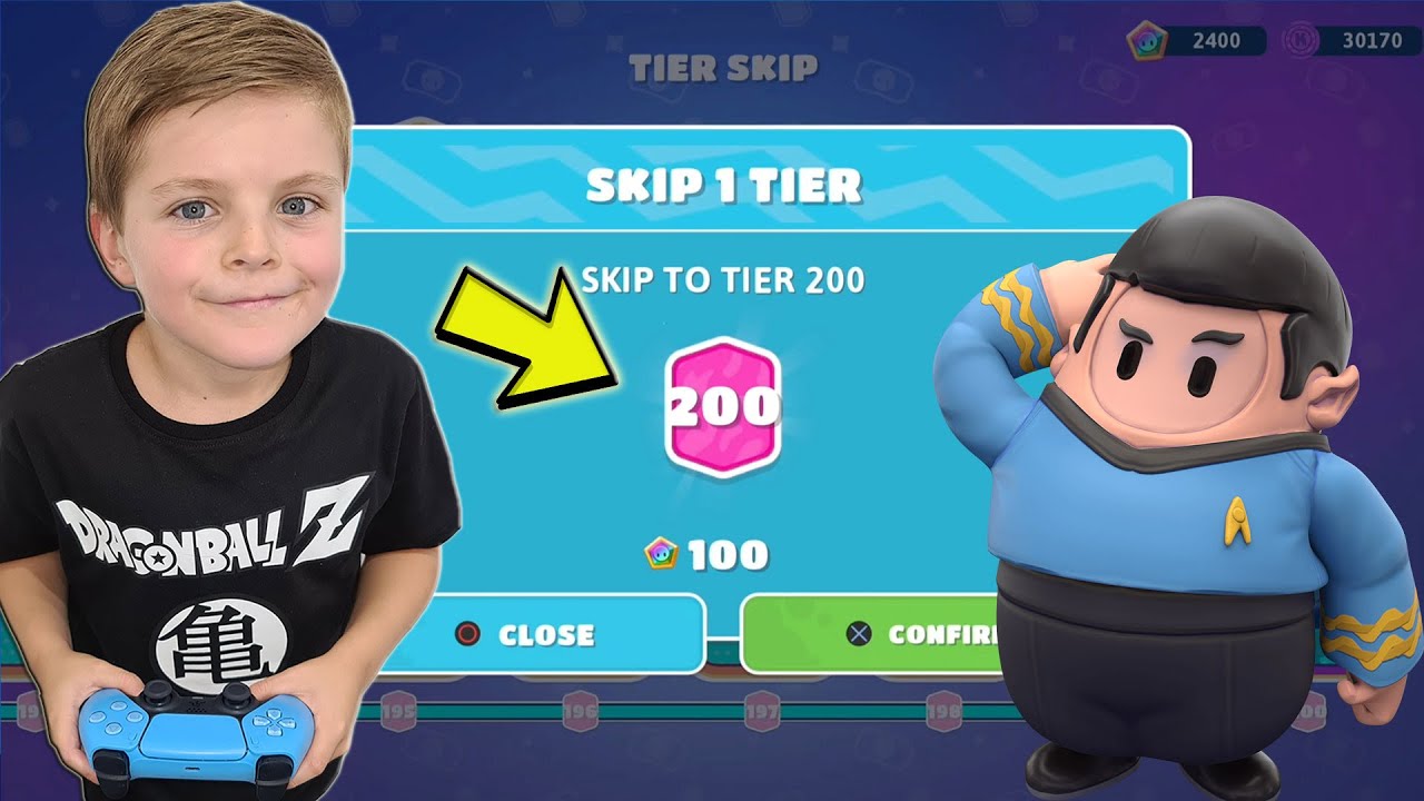 Unlocking TIER 200 Battle Pass NEW Skin GAMEPLAY Fall Guys NEW Season 2 Battlepass Skins NYANDROID