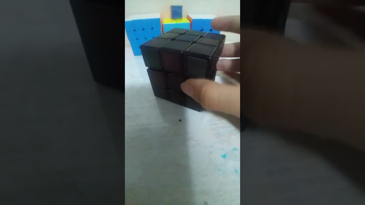 Explicó el cubo negro 3x3