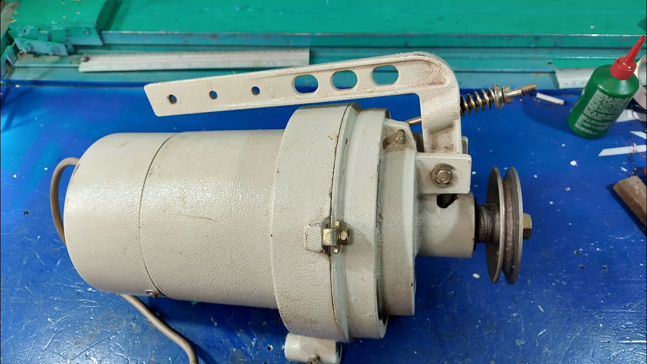 MOTOR DE MÁQUINA DE COSTURA COM PEDAL DURO COMO CONSERTAR
