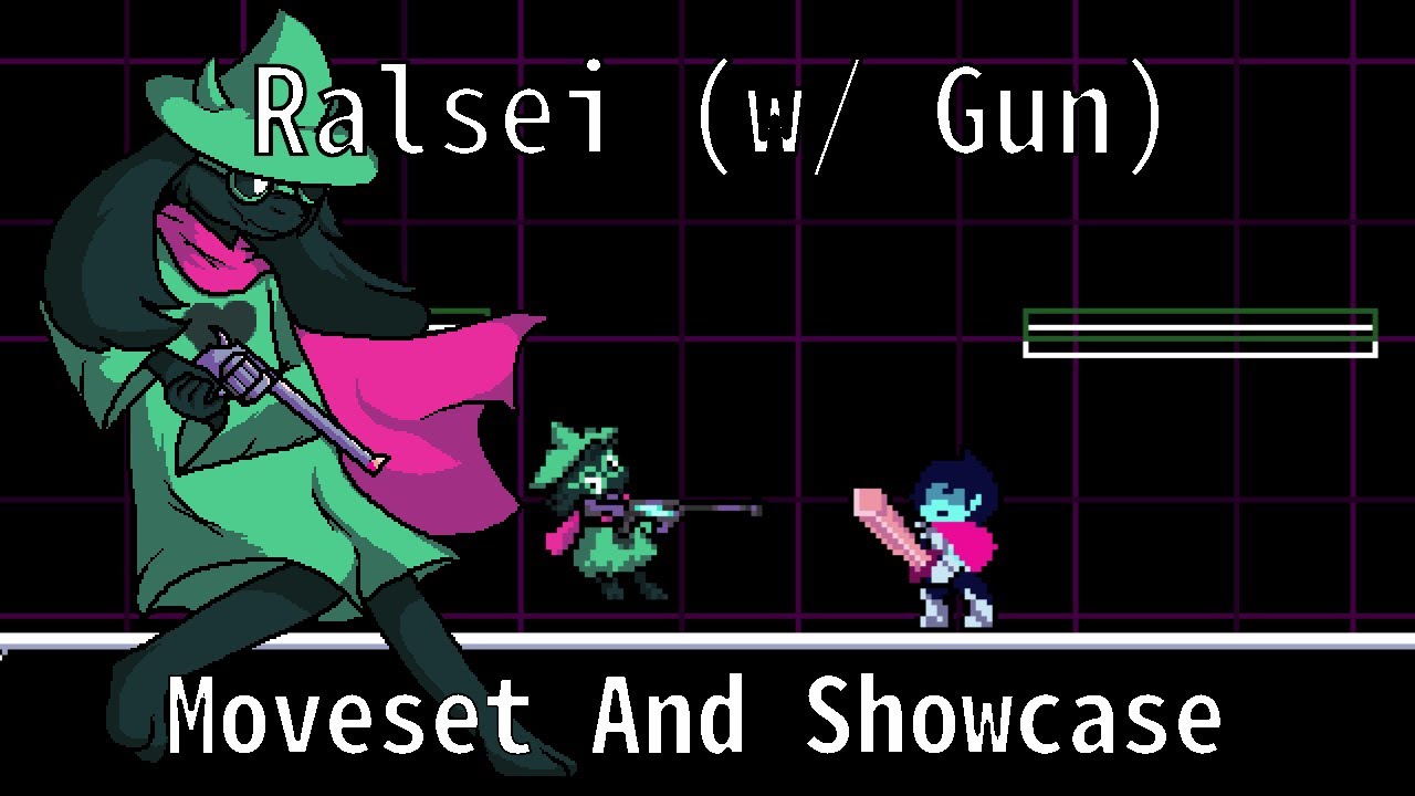Rivals of Aether Workshop: Ralsei (With Gun) (Deltarune?) Moveset and Showcase