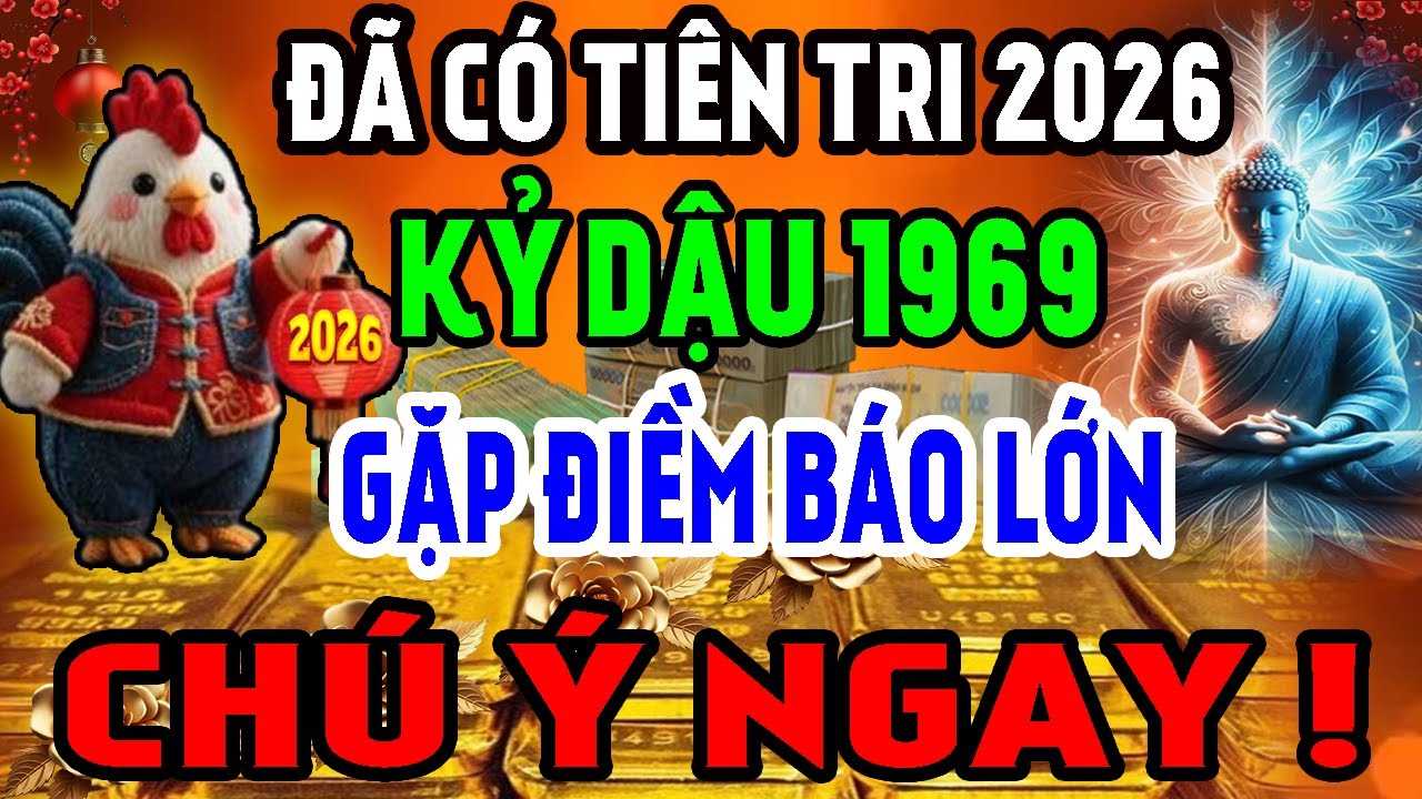 Sự Thật Động Trời Chỉ Tôi Dám Nói: Kỷ Dậu 1969 Năm 2026 Gặp Điềm Báo Lớn, Không Xem Sẽ Hối Hận