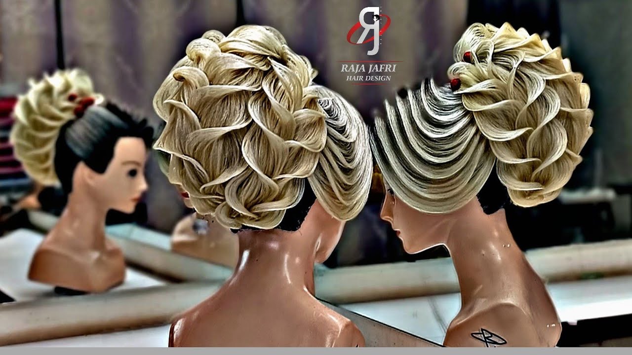 Advance Hair styling#RussianHairstyling#BridalHairstyle#NewHairstyle28 December 2022