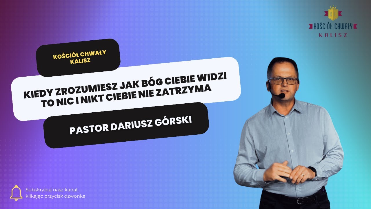 Pastor Dariusz Górski zapowiedź nabożeństwa