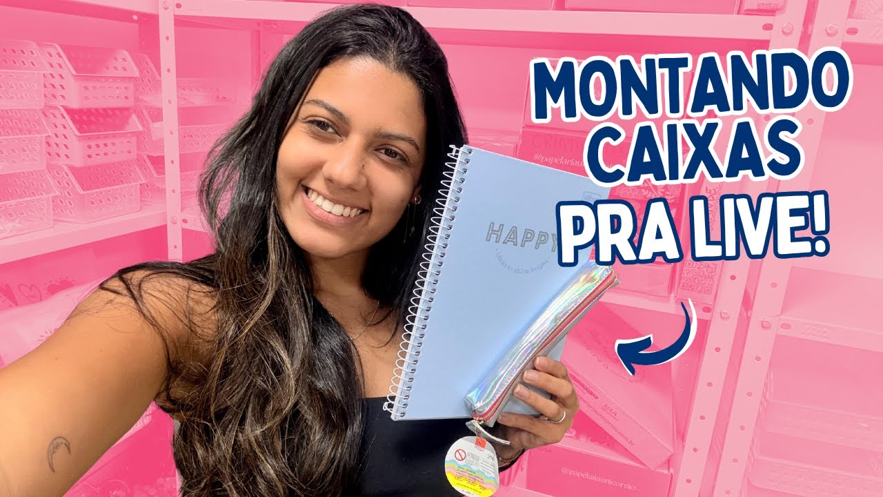 A PRIMEIRA CAIXA DA LURU! Montagem Caótica, Brincadeiras e Bastidores da Papelaria Unicórnio