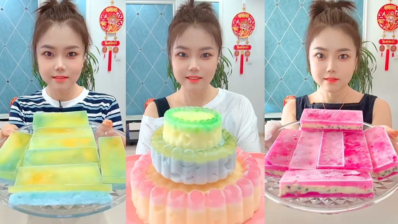 Homemade Traditional Chinese Ice Eating Show #87