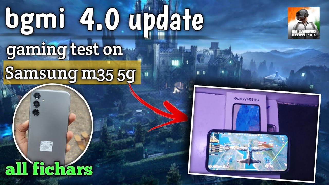 🔥Samsung m35 5g gaming test on bgmi 4.0 update 🔥 /one ui 7 fichars #Oneui7 #bgmi #4.0update #oneui 
