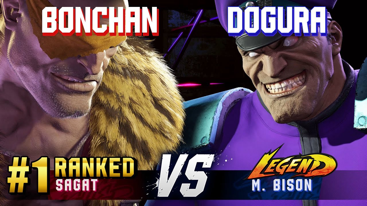 SF6 ▰ BONCHAN (#1 Ranked Sagat) vs DOGURA (M.Bison) ▰ High Level Gameplay