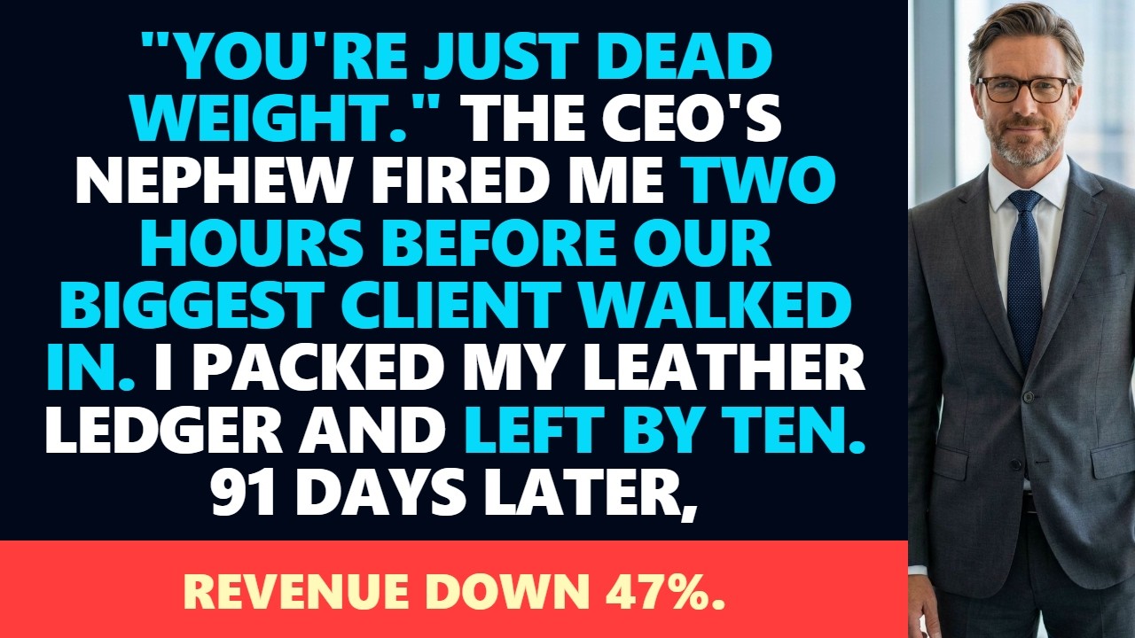 My Boss Fired Me Two Hours Before a $260 Million Client Meeting — I Was the Entire Deal