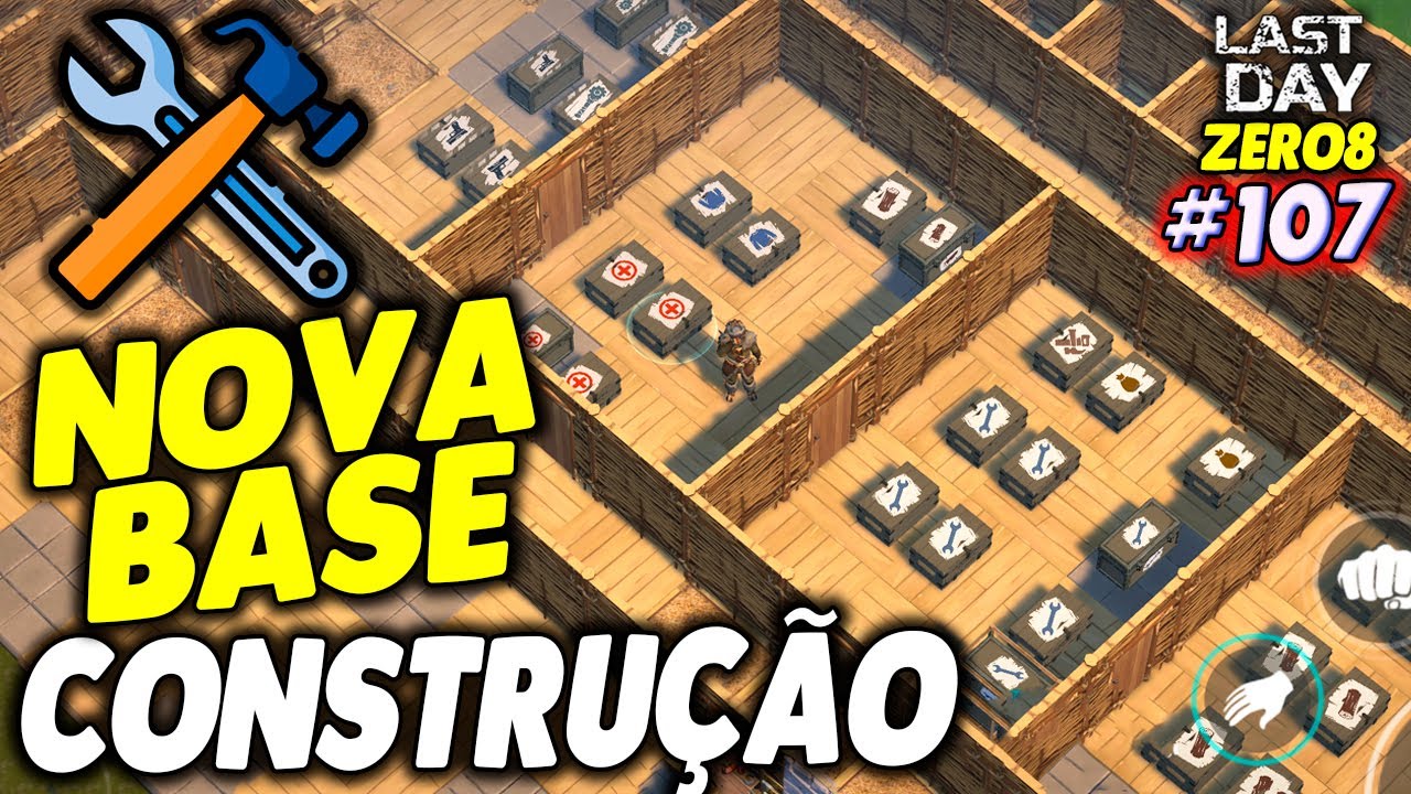 CONSTRUÇÃO DA NOVA BASE SEGURA - LAST DAY DO ZERO 8 #107