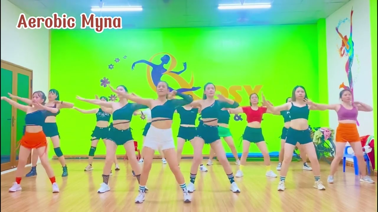 Đừng xa em đêm nay// Giật bụng nhanh đốt cháy mỡ thừa// Aerobic Myna// HLV Myna Nguyễn//0866947307