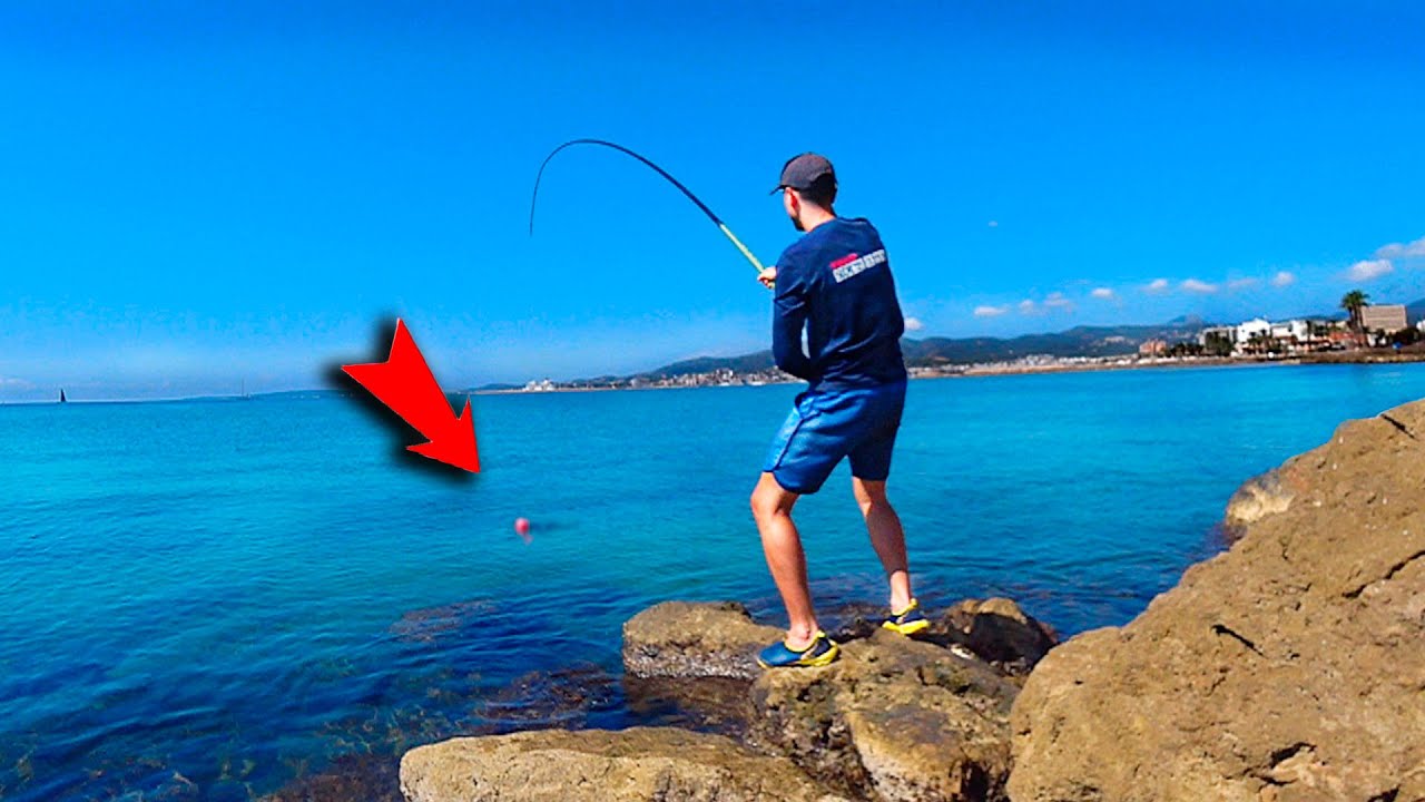 PESCA a BOYA con CA&Ntilde;A de MANO y BOYA CORREDERA &iexcl;Los BlueRuners hacen acto de presencia!