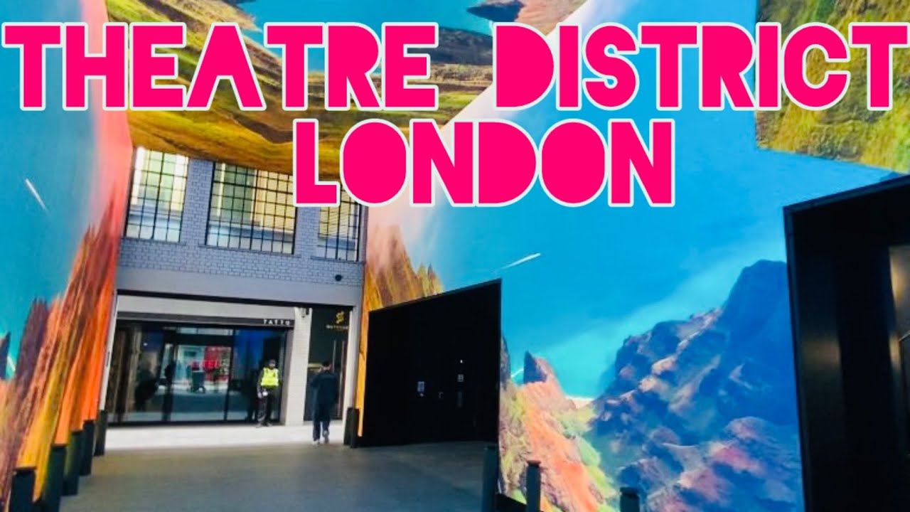 Theatre District. Historic and Vibrant Area in Central London. Theatreland. 