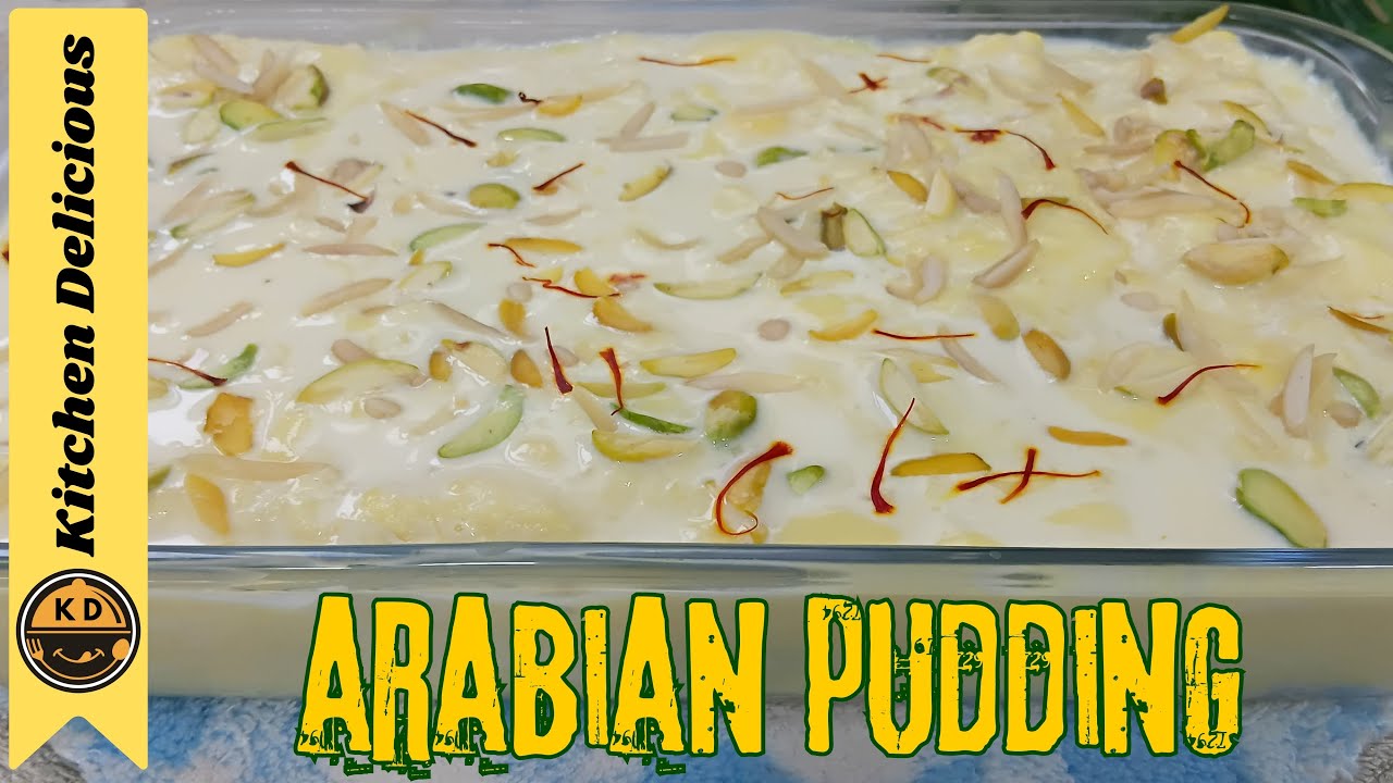Arabian Bread Pudding|| Quick Dessert For Iftar And Eid ||Arabian Pudding Recipe ||Kitchen Delicious