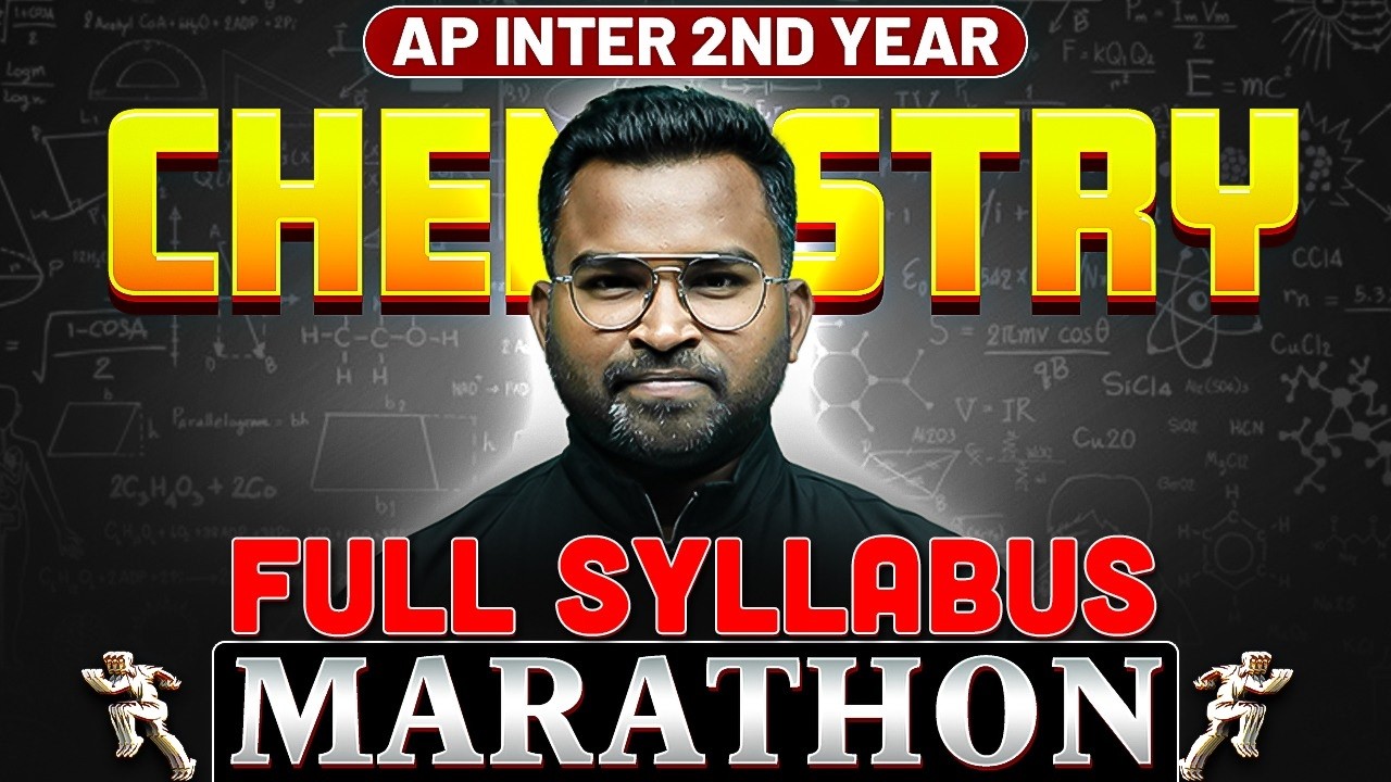 Chemistry Full Syllabus Marathon 🔥 | AP Inter 2nd Year | Complete Revision | IPE 2026