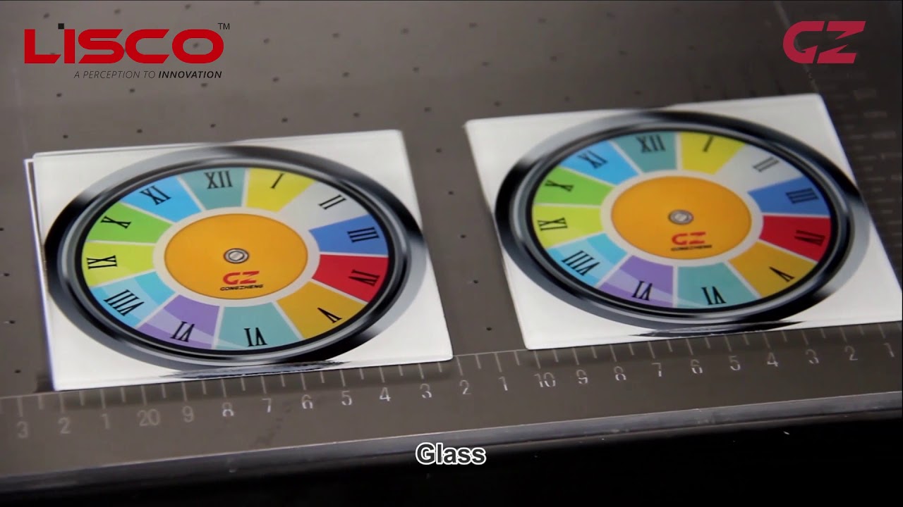 Hi-performance compact flatbed printer UV H0906TX Demo