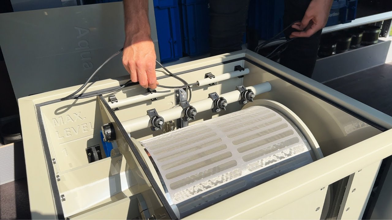 Drum Filter (RDF) Gravity or Pump Fed - How to install the water sensor?