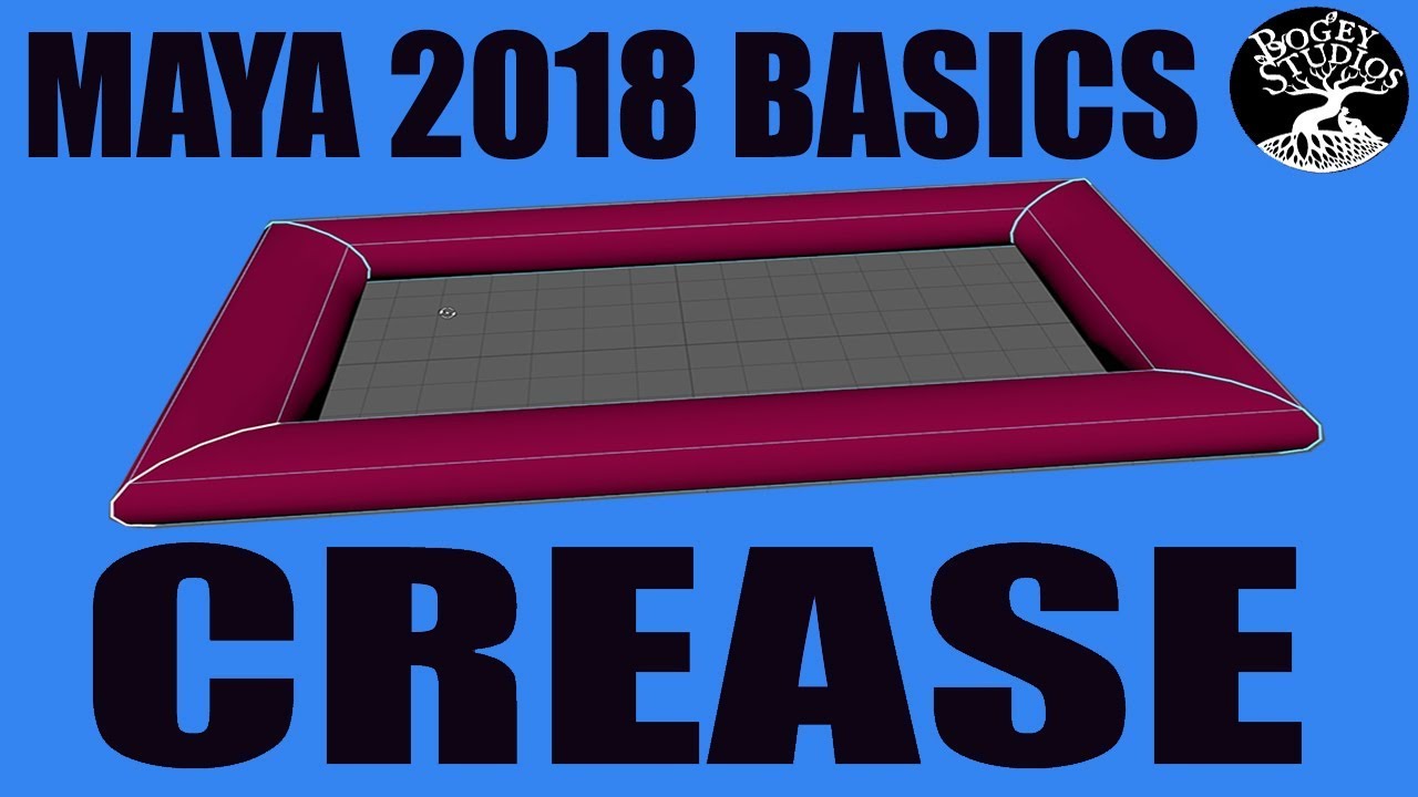 Autodesk Maya 2018 Basics- CREASE Tool