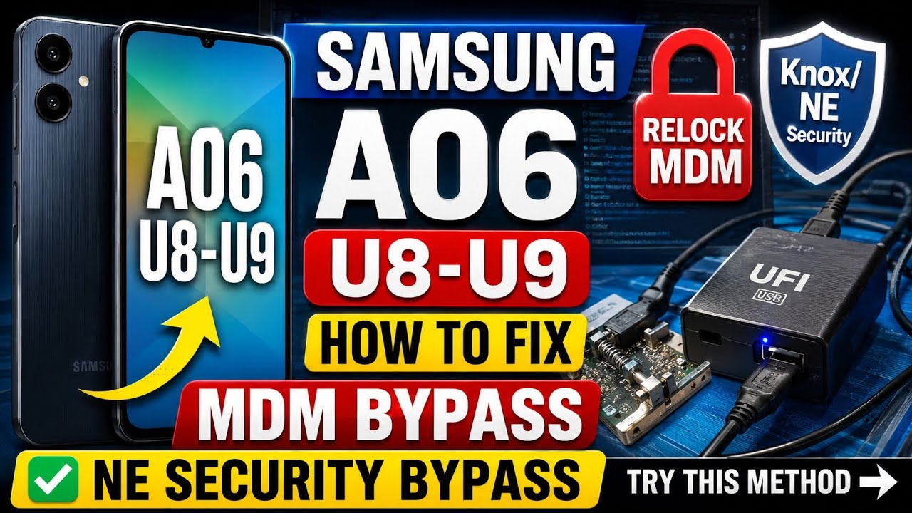 #Samsung A065f U8-U9 Mdm Bypass New Security 2026 New Free Solution in Town No relock Without Credit