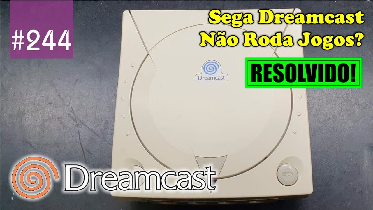 Manutenção #244 - Sega Dreamcast: Não Roda Jogos? Resolvido! 