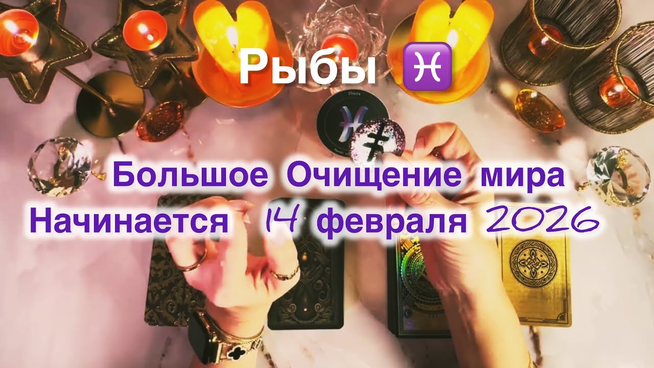 Рыбы ♓️ таро и астро прогноз с 9 по 15 февраля 2026 года 
