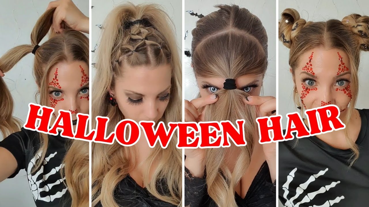 3 COIFFURE D'HALLOWEEN 2023🎃new halloween trendy hairstyles ideas 🎃