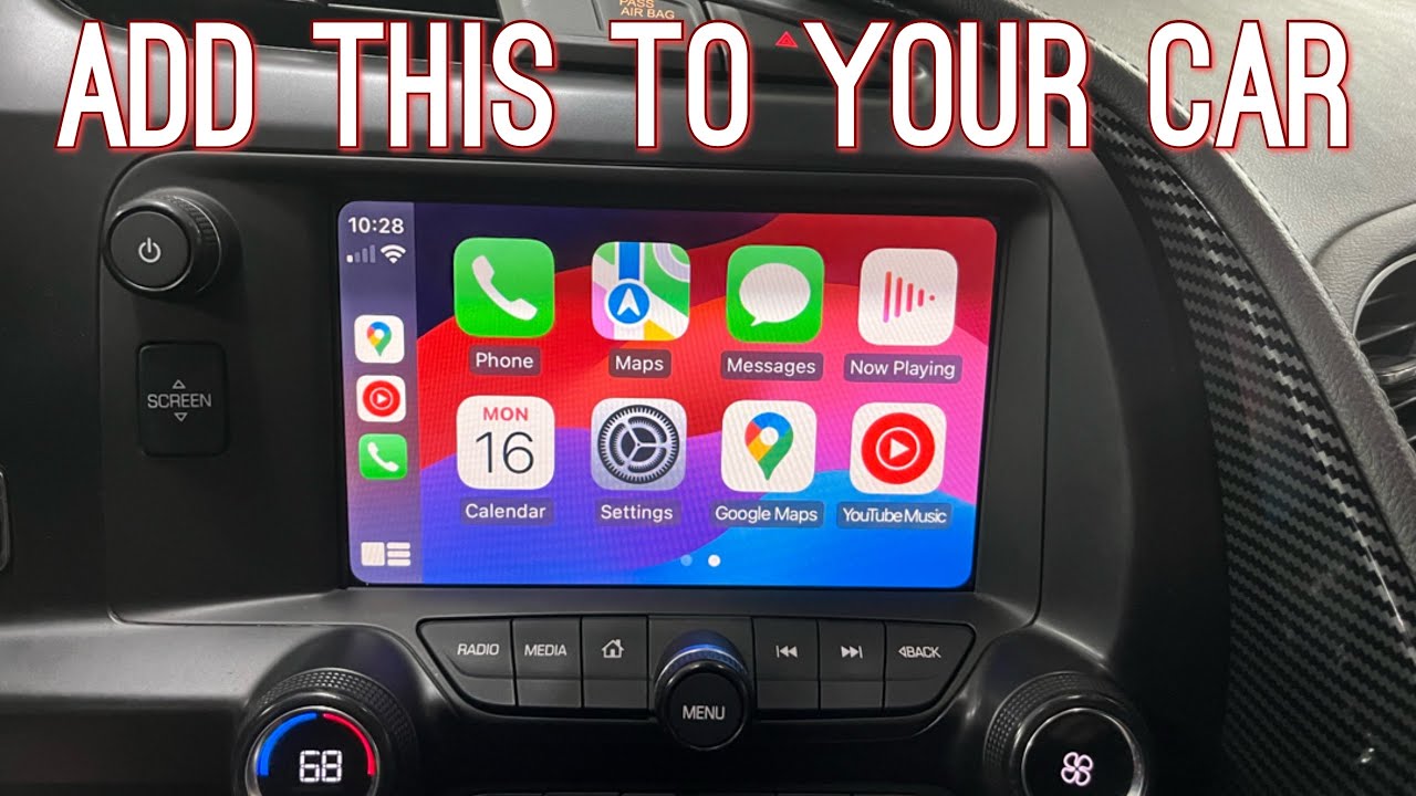 Add Apple CarPlay/Android Auto to your Corvette