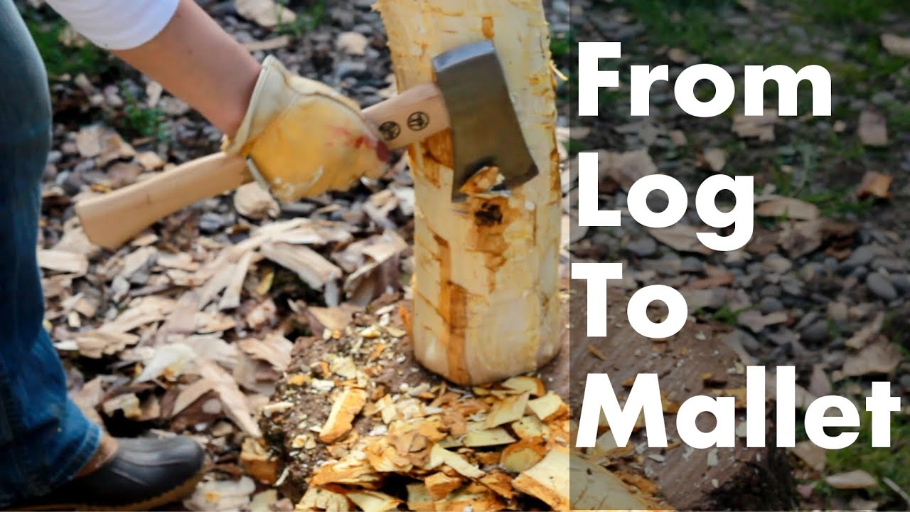 Making a Mallet from a Walnut Log