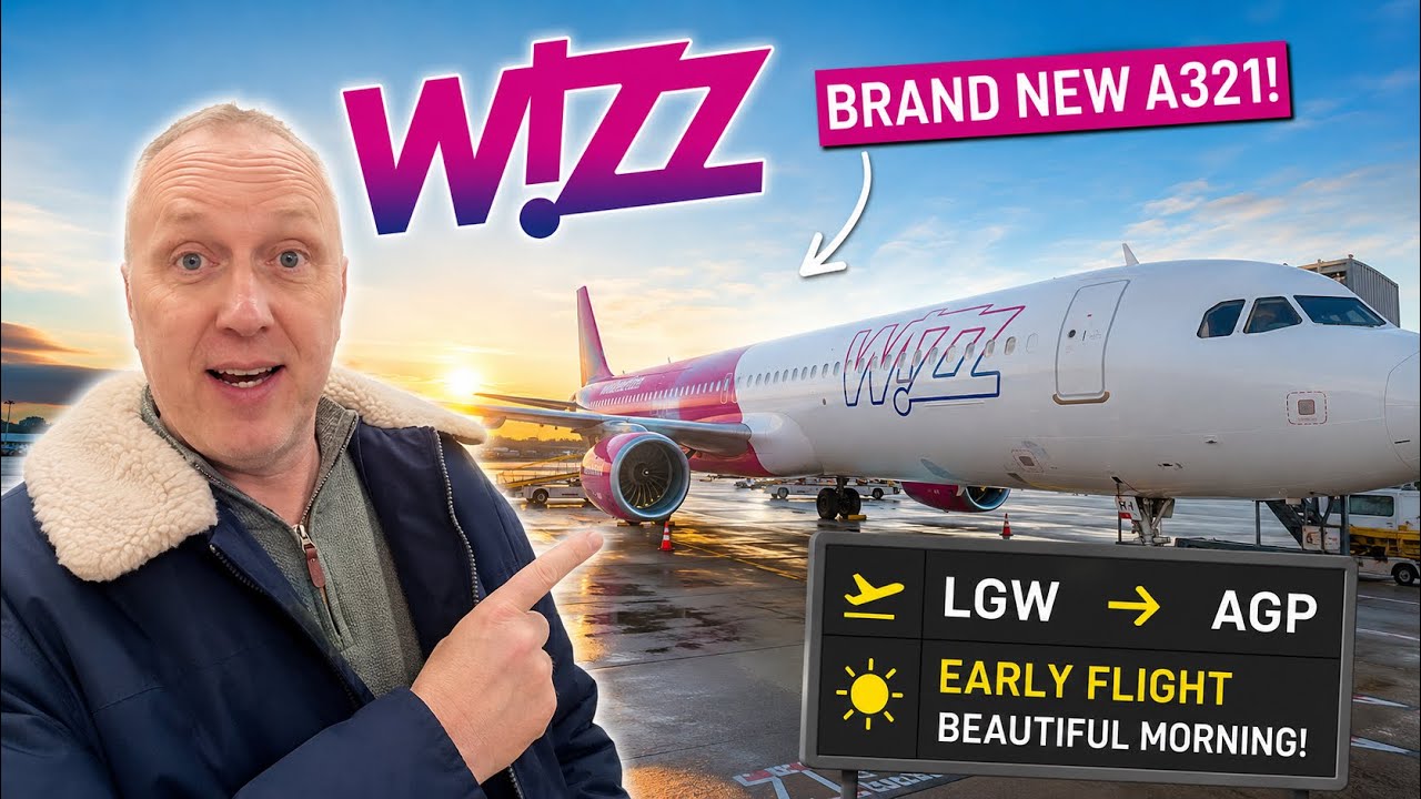 Taking A WIZZ On A Brand New A321 XLR From LGW to AGP