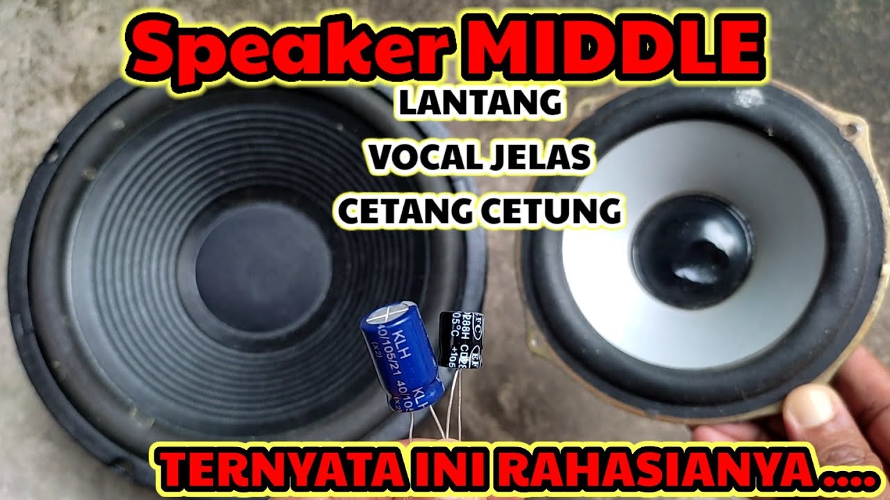 Wajib dicoba...!!!Elco untuk speaker Middle cocok semua ukuran Speaker 4 inch hingga 12 inch
