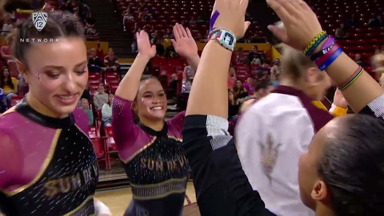 Arizona State’s Emily White performs incredible 9.925 beam routine