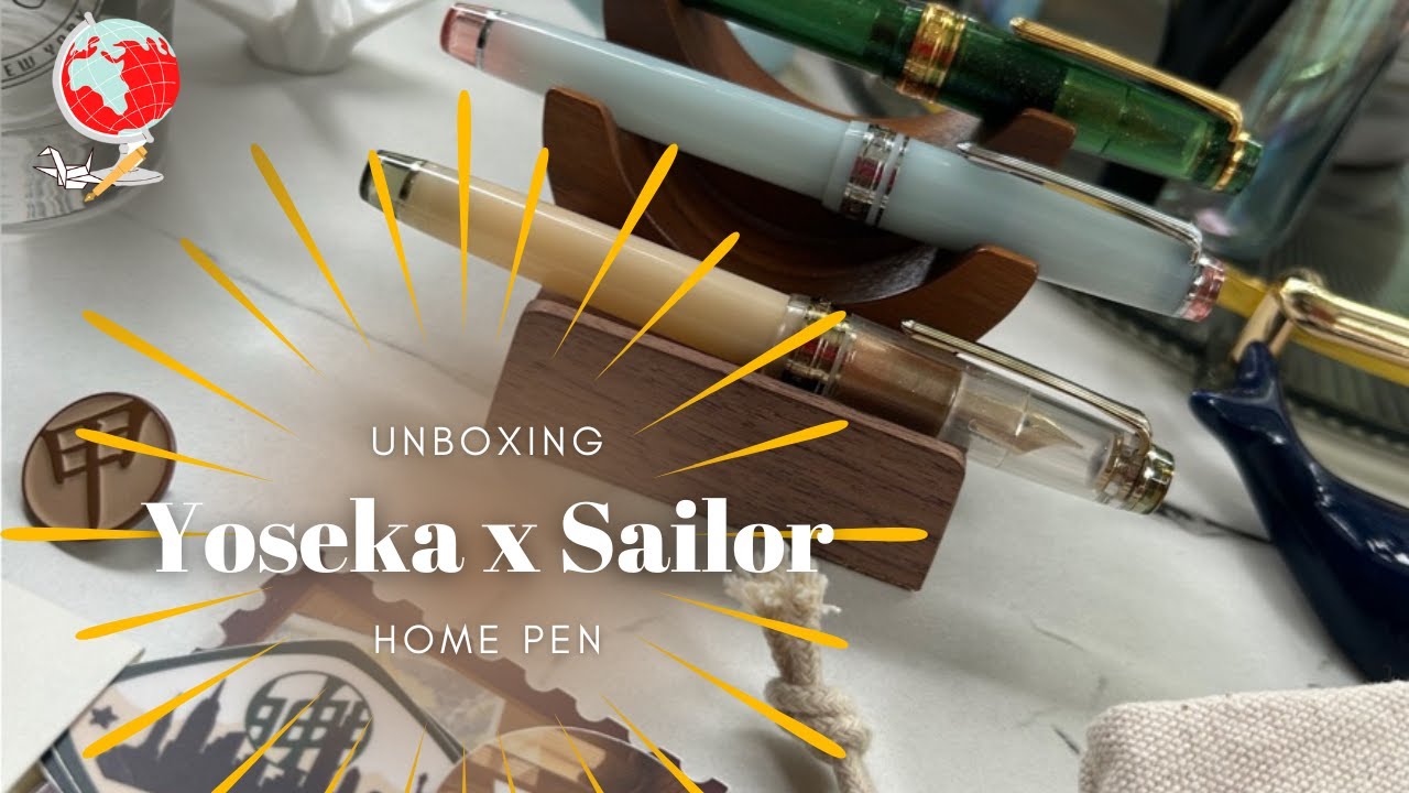 Unboxing Yoseka Stationery x Sailor Home Pen
