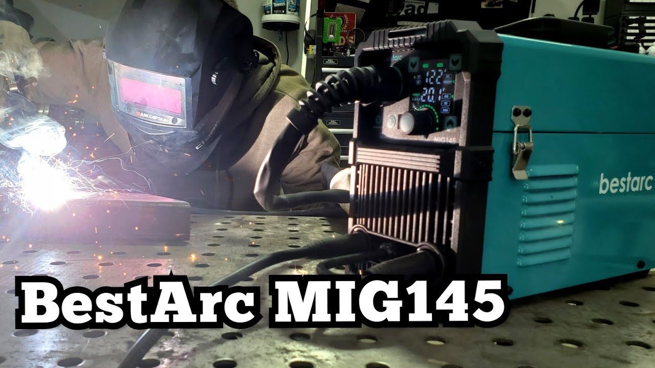Cheap Mig Welder & It's Surprisingly Good!  BestArc MIG145 Multi Process Welder Review