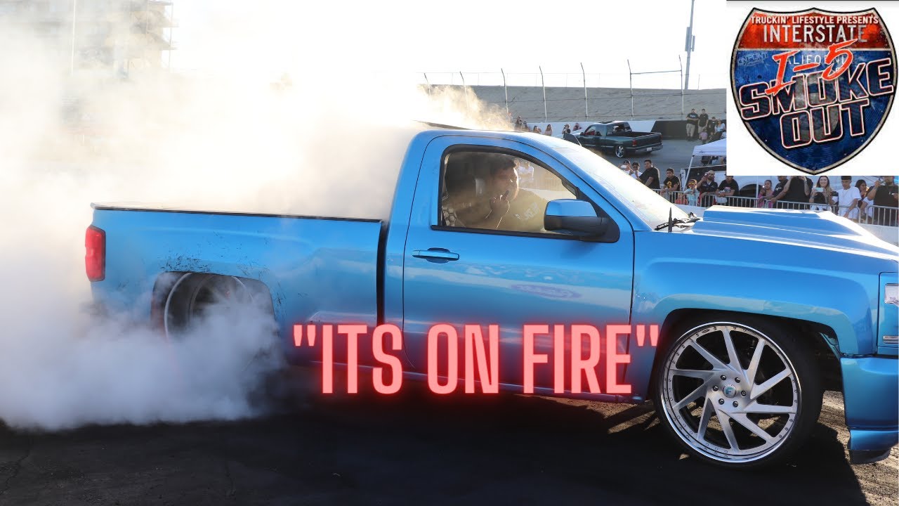 I5 SmokeOut Burnout Pit Fire And Close Calls (Ismael Jay, Jerry Tweek, Sidewayz Kelvin, Sir Burpee)