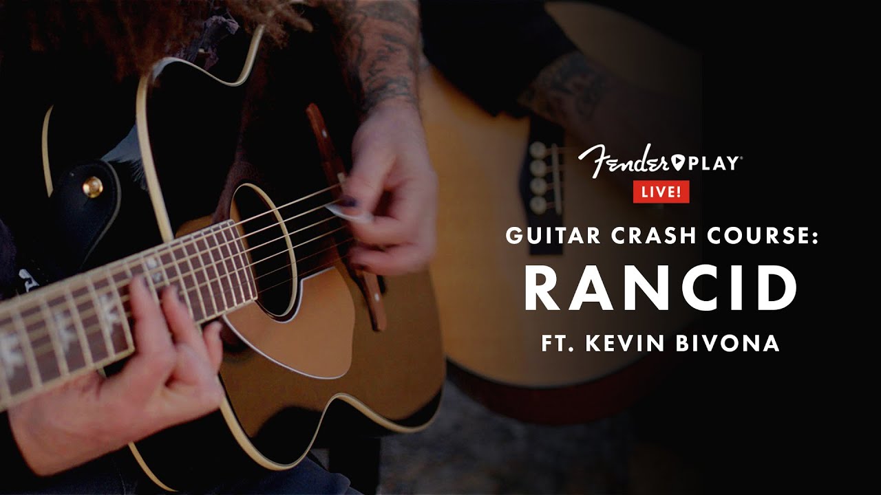 Экспресс-курс игры на гитаре: Rancid при участии Кевина Бивоны | Fender Play LIVE | Fender
