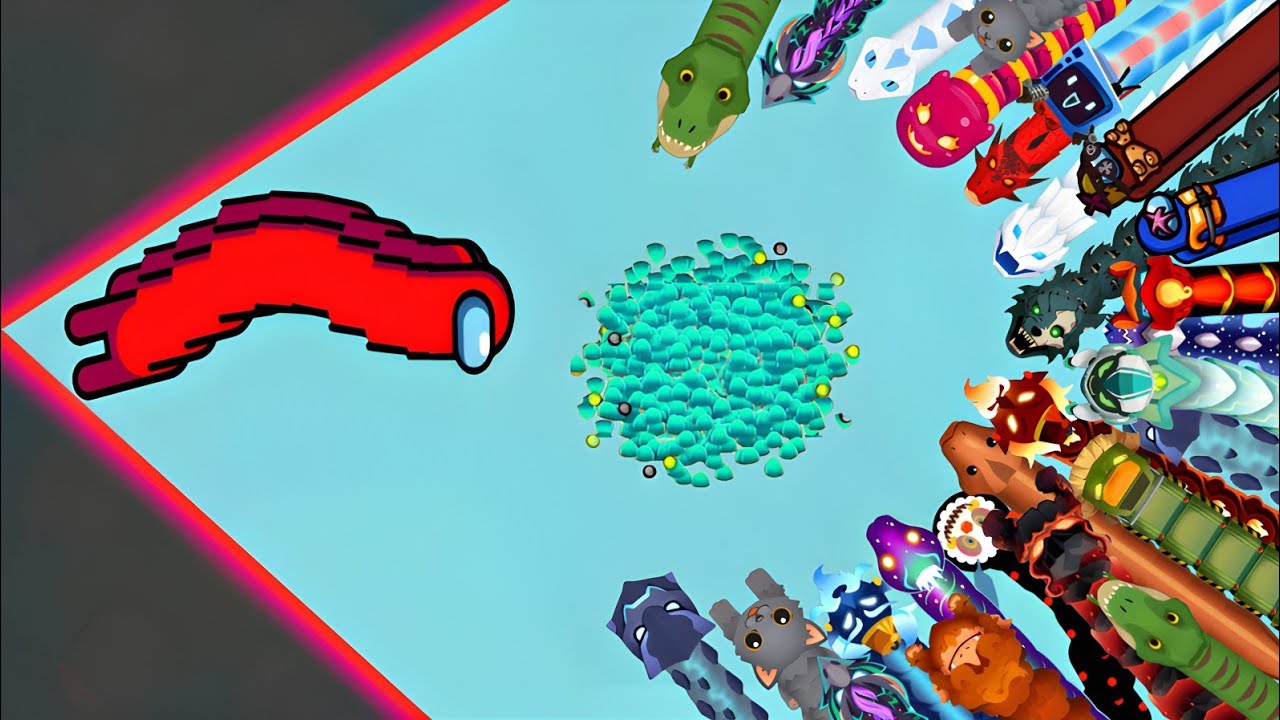 Epic Snakeio Gameplay! Snake Io🐍 The Map Snake Gameplay