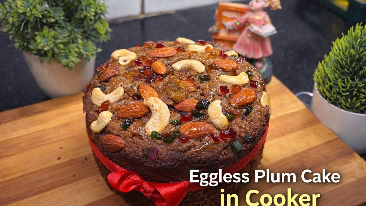 “Christmas special Fruits Plum Cake with secret tips and tricks — soft, moist, eggless & festive!”
