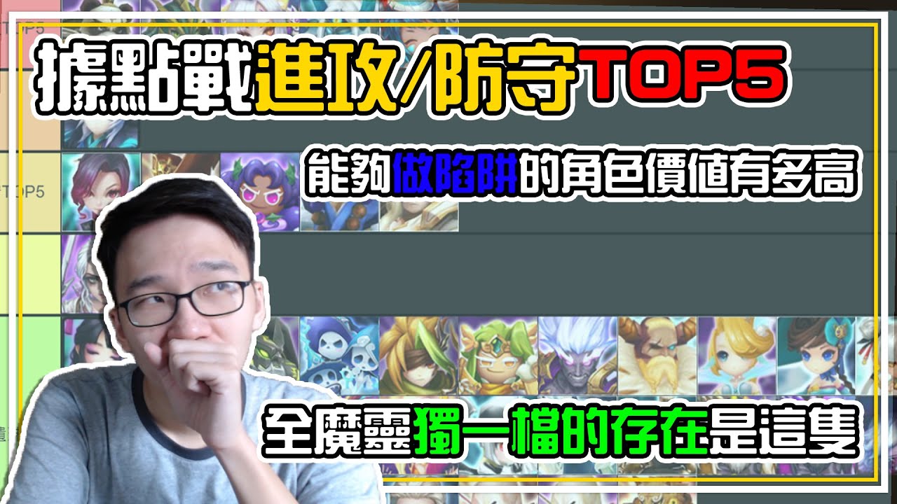 據點戰進攻防守【TOP5🥇】這隻是全魔靈獨一檔☝️的存在 能夠【做陷阱】的角色價值💰有多高？！ | 魔靈召喚 Summoners War | 閒聊