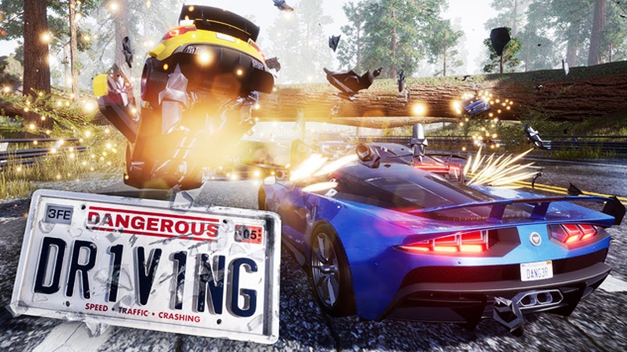 Dangerous Driving Gameplay #01 - Die Zerstörung beginnt | Let's Play Dangerous Driving