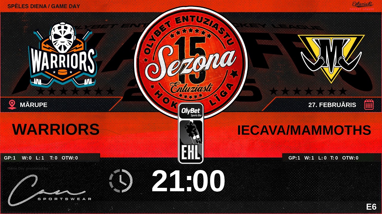 2026 02 27 | WARRIORS (WRS) - IECAVA/MAMMOTHS (MTH) | E6