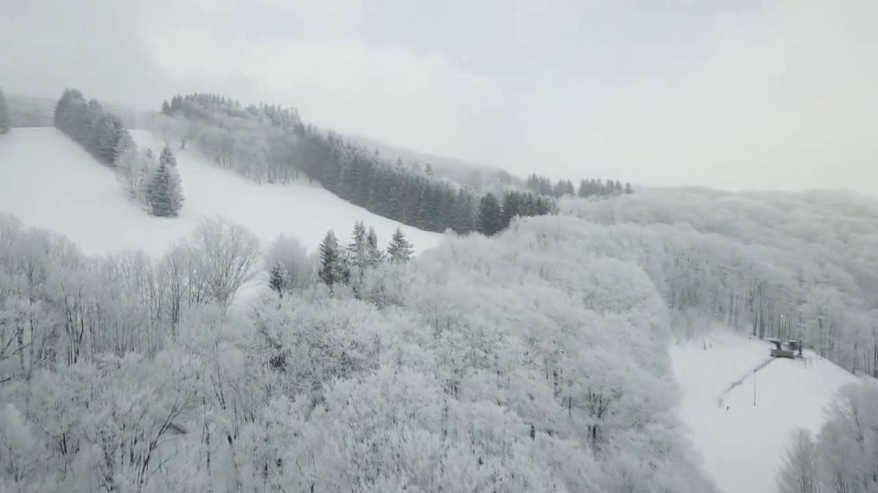 Canaan Valley Ski Resort Drone Flyover Feb 17 2018