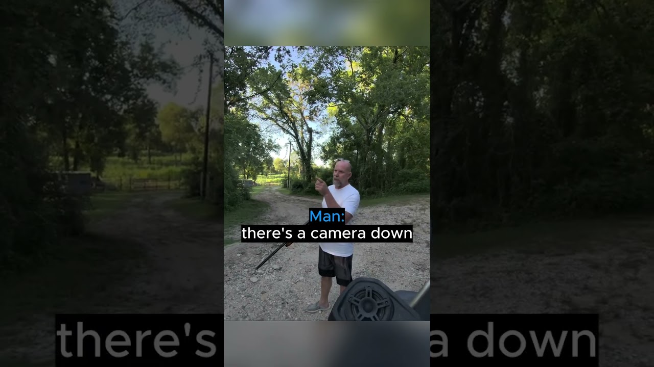 Biker Enters Private Property by Mistake&hellip; Owner Confronts Him