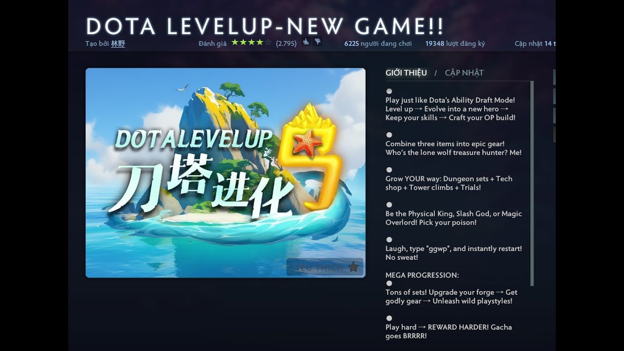 Dota 2 Arcade : Dota LevelUp - New Game!! N2