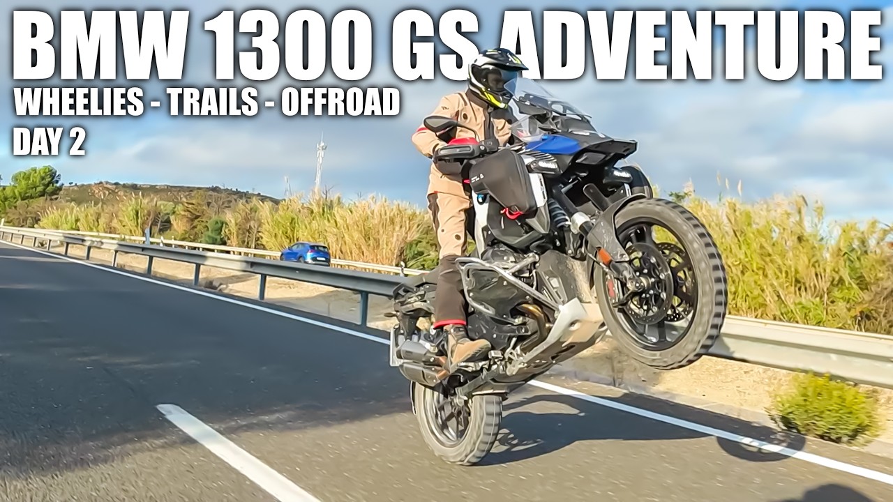 2025 BMW GS 1300 Adventure REVIEW : Stand-Up Wheelies & Coastal Offroad Trails to Malaga