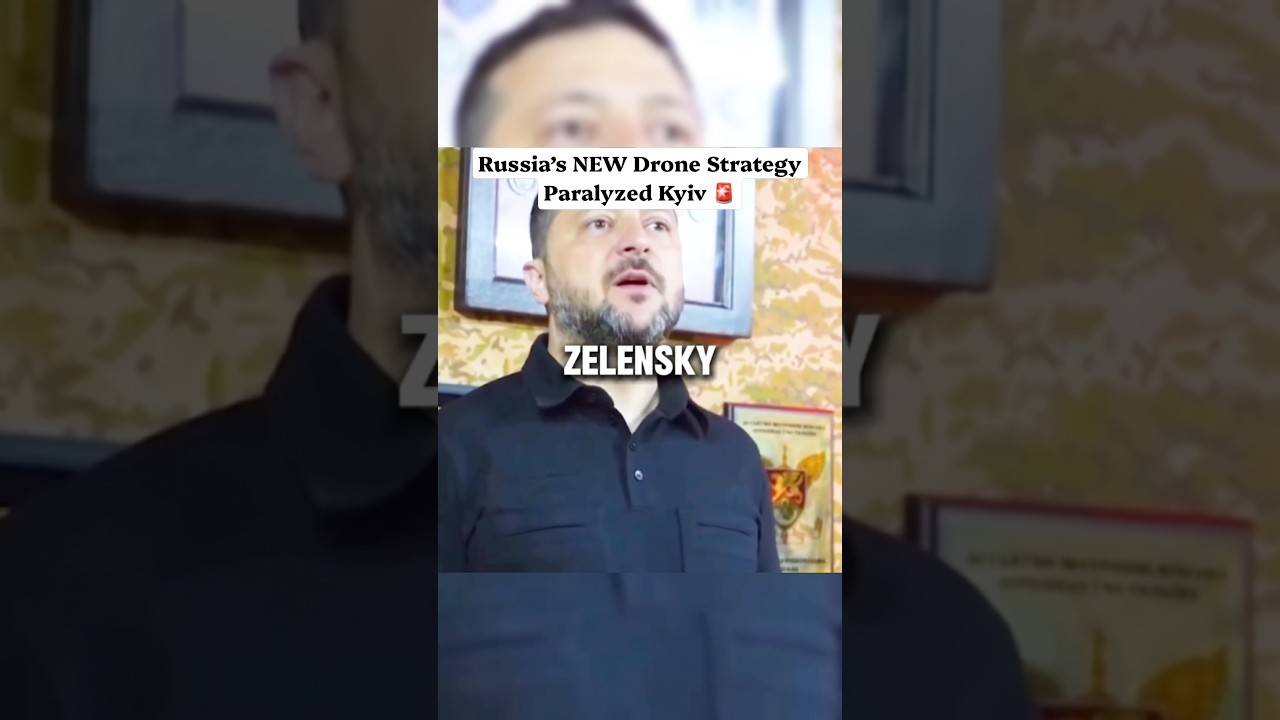 Why Russia&rsquo;s NEW Drone Strategy Paralyzed Kyiv 🚨 #geopolitics #russiaukrainewar