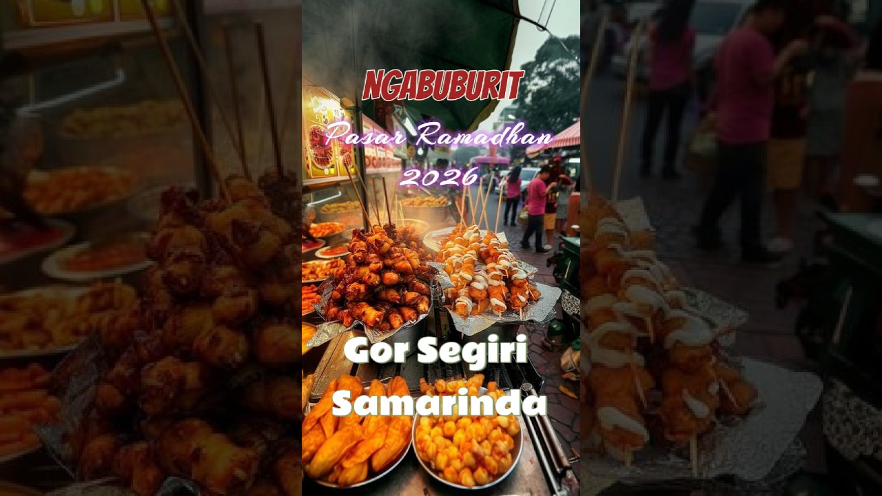 Pasar ramadhan gor segiri Samarinda #ramadhan #puasa #jalanjalan #makanan #kuliner #jajanan #takjil