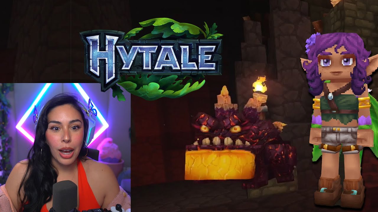 Cupquake plays Hytale and discovers lava monsters